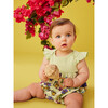 Print Mix Baby Flutter Romper, Monarchs And The Cosmos - Rompers - 4