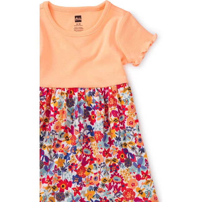 Print Mix Empire Baby Dress, Flores Silvestres And Chalk - Dresses - 2