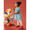 Print Mix Empire Baby Dress, Mexican Hat Floral And Blue - Dresses - 5