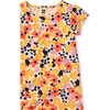 Petal Sleeve Baby Dress, Painted Squash & Hibiscus - Dresses - 2