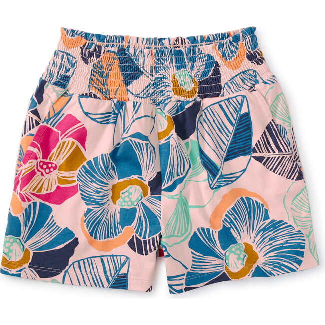 Paperbag High-Waist Shorts, Okinawa Tropical Floral - Shorts - 1