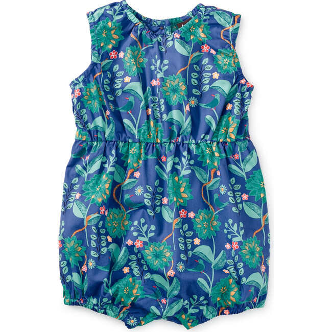 Peek-a-Boo Back Baby Romper, Flora De Vida - Rompers - 1