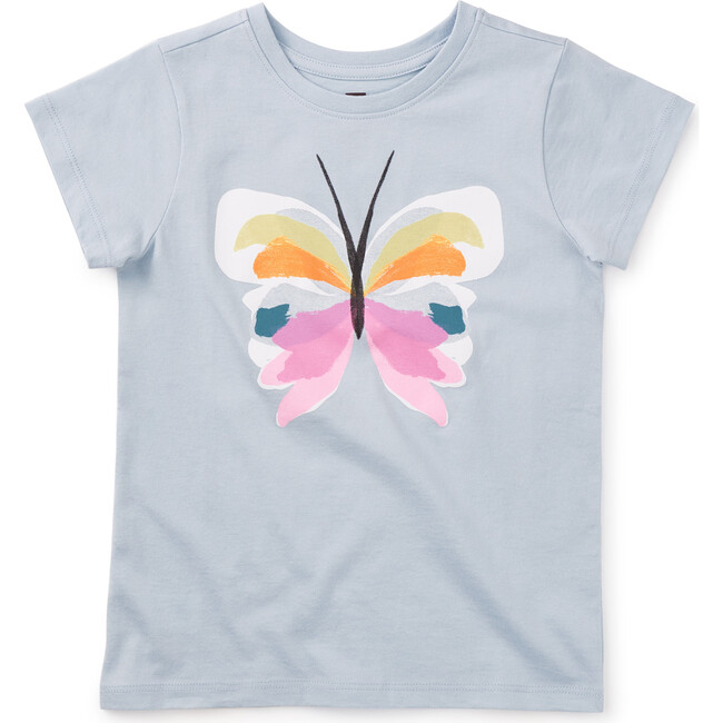 Painted Butterfly Short Sleeve Graphic Tee, Skyride