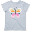 Painted Butterfly Short Sleeve Graphic Tee, Skyride - Tees - 1 - thumbnail