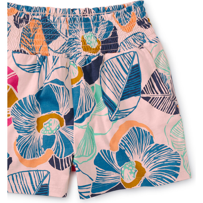 Paperbag High-Waist Shorts, Okinawa Tropical Floral - Shorts - 2