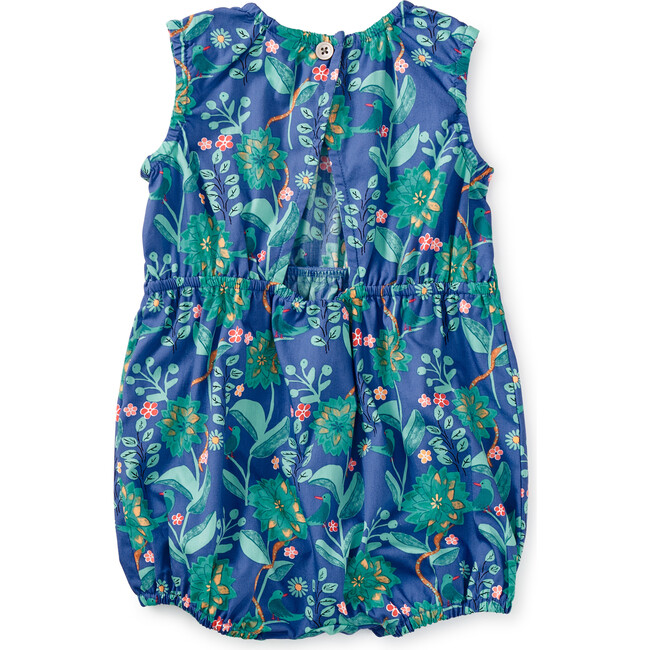 Peek-a-Boo Back Baby Romper, Flora De Vida - Rompers - 2