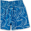 Paperbag High-Waist Shorts, Kanagawa Waves - Shorts - 2