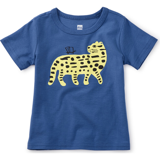 Ocelot Baby Graphic Tee, Morning Glory