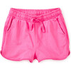 Pom-Pom Drawstring Gym Shorts, Carousel Pink - Shorts - 1 - thumbnail