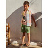 Plaid Button Up Woven Shirt, Paloma Plaid - Shirts - 3