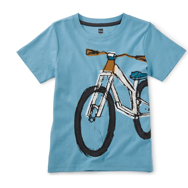 Mountain Bike Short Sleeve Graphic Tee, Seashore