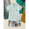 Plaid Discovery Slash Patch Pocket Shorts, Seaside Plaid - Shorts - 5
