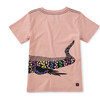 Mosaic Iguana Short Sleeve Graphic Tee, Cameo Pink - Tees - 2