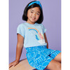 Paperbag High-Waist Shorts, Kanagawa Waves - Shorts - 6