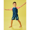 Mid-Length Swim Trunks, Rainbow Lightning Bolt - Swim Trunks - 3