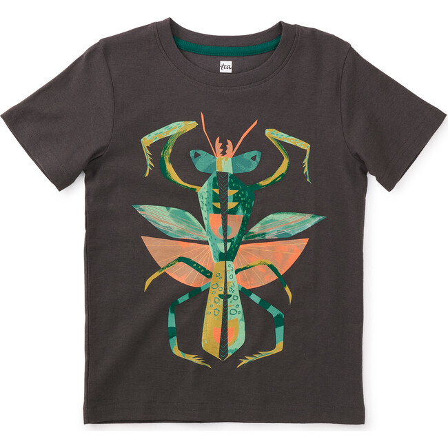 Mantis Short Sleeve Graphic Jersey Tee, Iron - Tees - 1