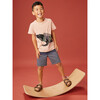 Mosaic Iguana Short Sleeve Graphic Tee, Cameo Pink - Tees - 4
