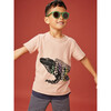 Mosaic Iguana Short Sleeve Graphic Tee, Cameo Pink - Tees - 5