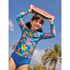 Long Sleeve Rash Guard, Watermelon Floral - Rash Guards - 2