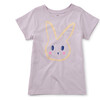 Painted Bunny Graphic Tee, Urchin Purple - Tees - 1 - thumbnail