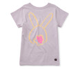 Painted Bunny Graphic Tee, Urchin Purple - Tees - 2