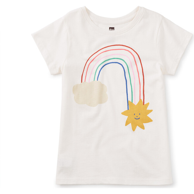 Over the Rainbow Graphic Tee, Chalk