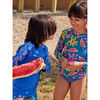 Long Sleeve Rash Guard, Watermelon Floral - Rash Guards - 6