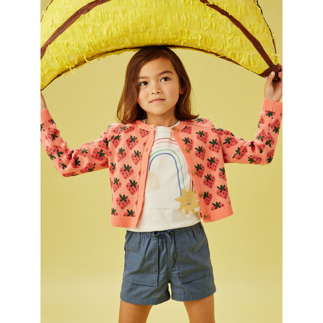 Over the Rainbow Graphic Tee, Chalk - Tees - 5