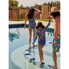 Long Sleeve Rash Guard, Watermelon Floral - Rash Guards - 7