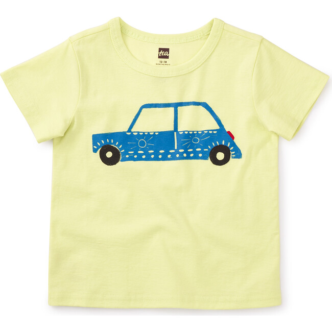 Lil Car Baby Short Sleeve Graphic Jersey Tee, Kiwi
