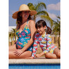 Long Sleeve One-Piece Swimsuit, Painted Watermelons - One Pieces - 8