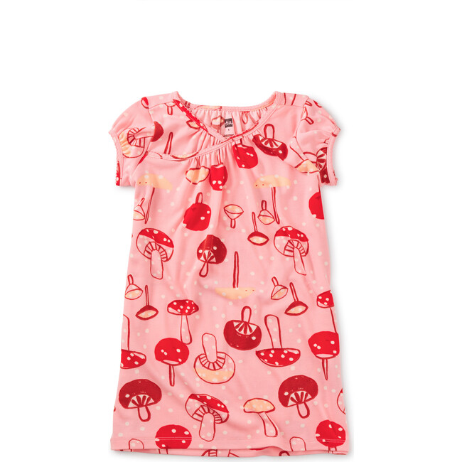 Knit V-Neck Nightgown, Totally Toadstool