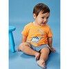 Long Neck Dino Graphic Tee, Solar - T-Shirts - 5