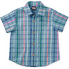 Madras Woven Baby Shirt, Pescadores Plaid - Shirts - 1 - thumbnail