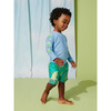 Long Sleeve Baby Rash Guard, Placid Blue - Rash Guards - 5