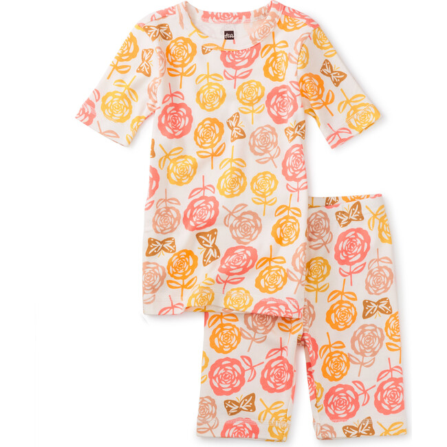 In Your Dreams Pajama Set, Blockprint Rose & Butterfly