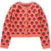 Icon Print Raglan Sleeve Cardigan, Friendly Fresas - Cardigans - 1 - thumbnail