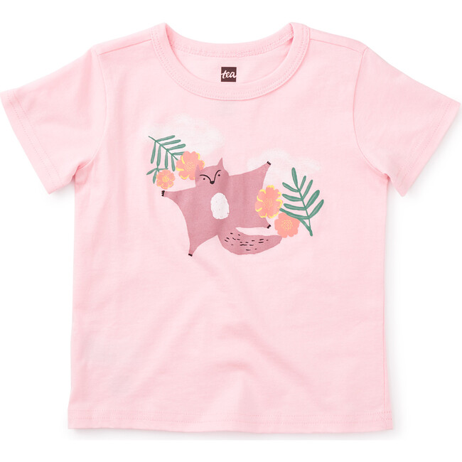 Flying Squirrel Graphic Tee, Pink Lady