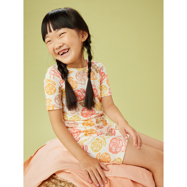 In Your Dreams Pajama Set, Blockprint Rose & Butterfly - Pajamas - 3