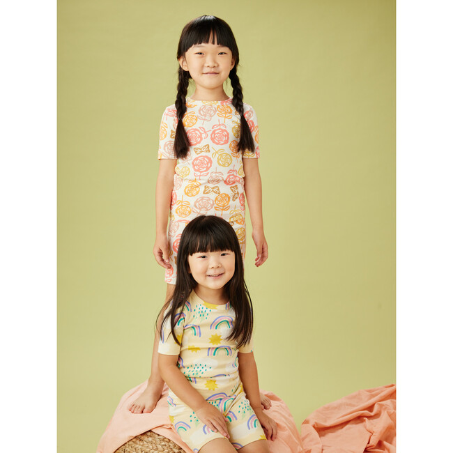 In Your Dreams Pajama Set, Blockprint Rose & Butterfly - Pajamas - 6