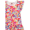 Flutter Sleeve Pocket Dress, Flores Silvestres And Chalk - Dresses - 2