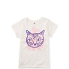 Floral Cat Graphic Tee, Chalk - Tees - 1 - thumbnail