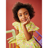 Flutter Sleeve Button Jumpsuit, Winding Mexican Floral - Rompers - 6