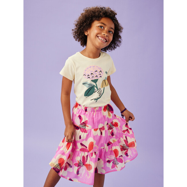 Flores Y Mano Short Sleeve Graphic Tee, Cornhusk - Tees - 3