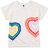 Heart to Heart Tunic Jersey Tee, Chalk - Shirts - 1 - thumbnail