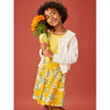 Cotton Jersey Twirl Skort, Marigold Delight - Skirts - 4
