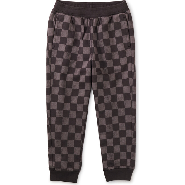 Going Places Joggers, Checkerboard And Black