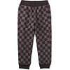 Going Places Joggers, Checkerboard And Black - Pants - 1 - thumbnail