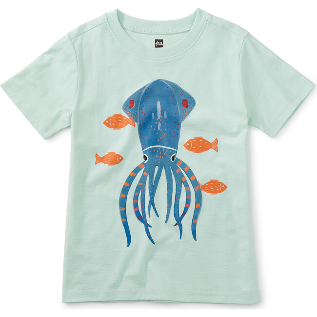 Giant Squid Short Sleeve Graphic Tee, Garden Party
