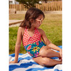 Halter One-Piece Swimsuit, Watermelon Floral - One Pieces - 6